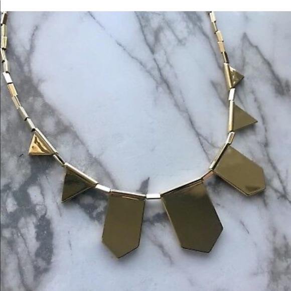 House of Harlow 1960 black and gold necklace - Picture 2 of 3